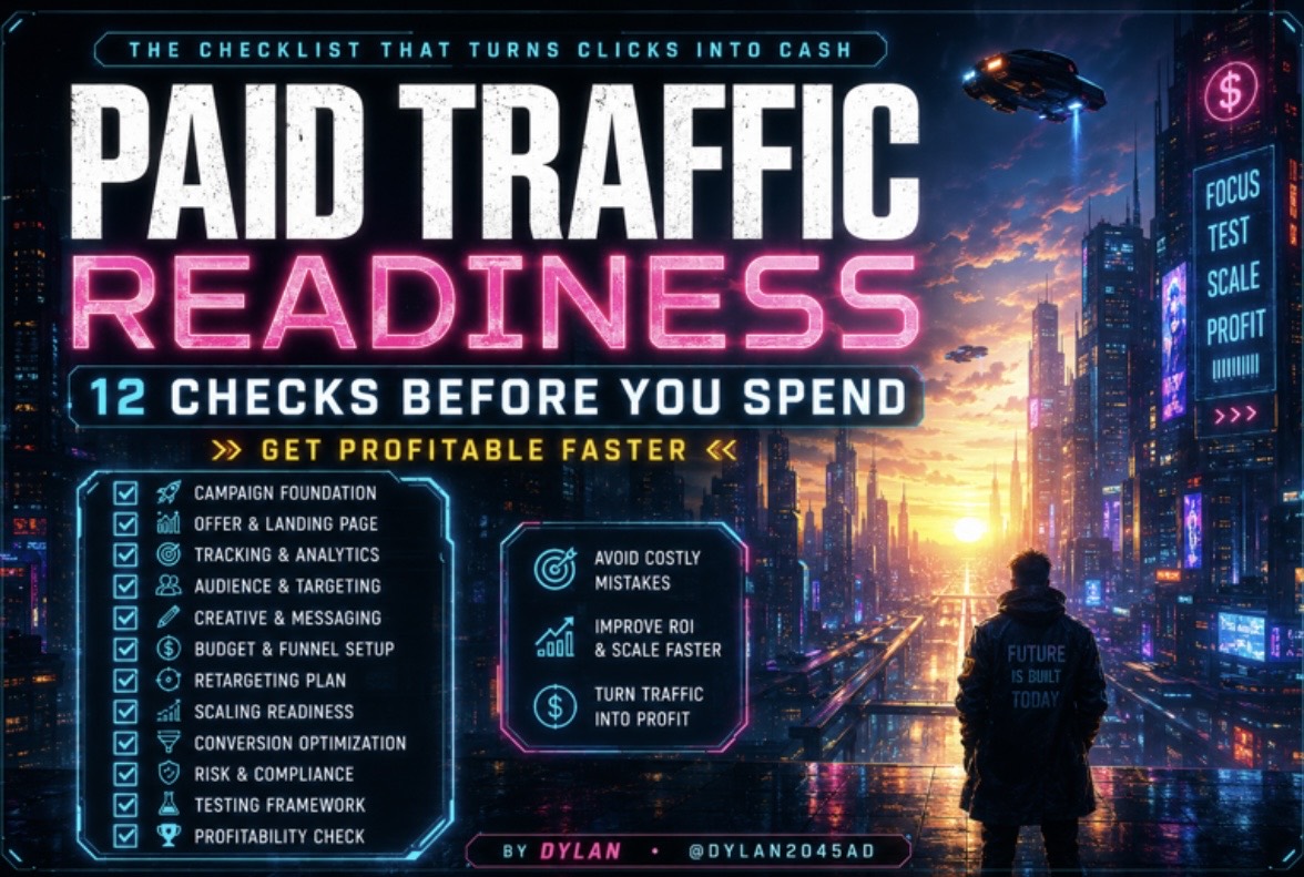 Paid Traffic Readiness Checklist cover