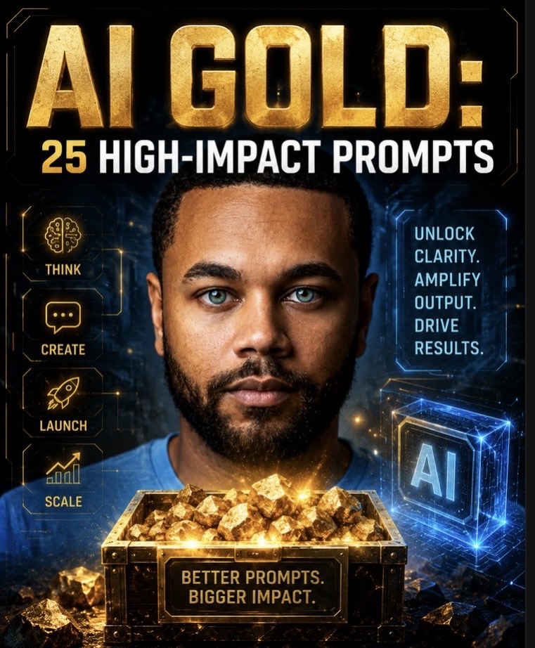 AI Gold 25 High-Impact Prompts cover